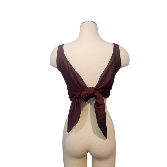 EUC HACKWITH DESIGN HOUSE REVERSIBLE SWIM TOP SZ L - Picture 12 of 13